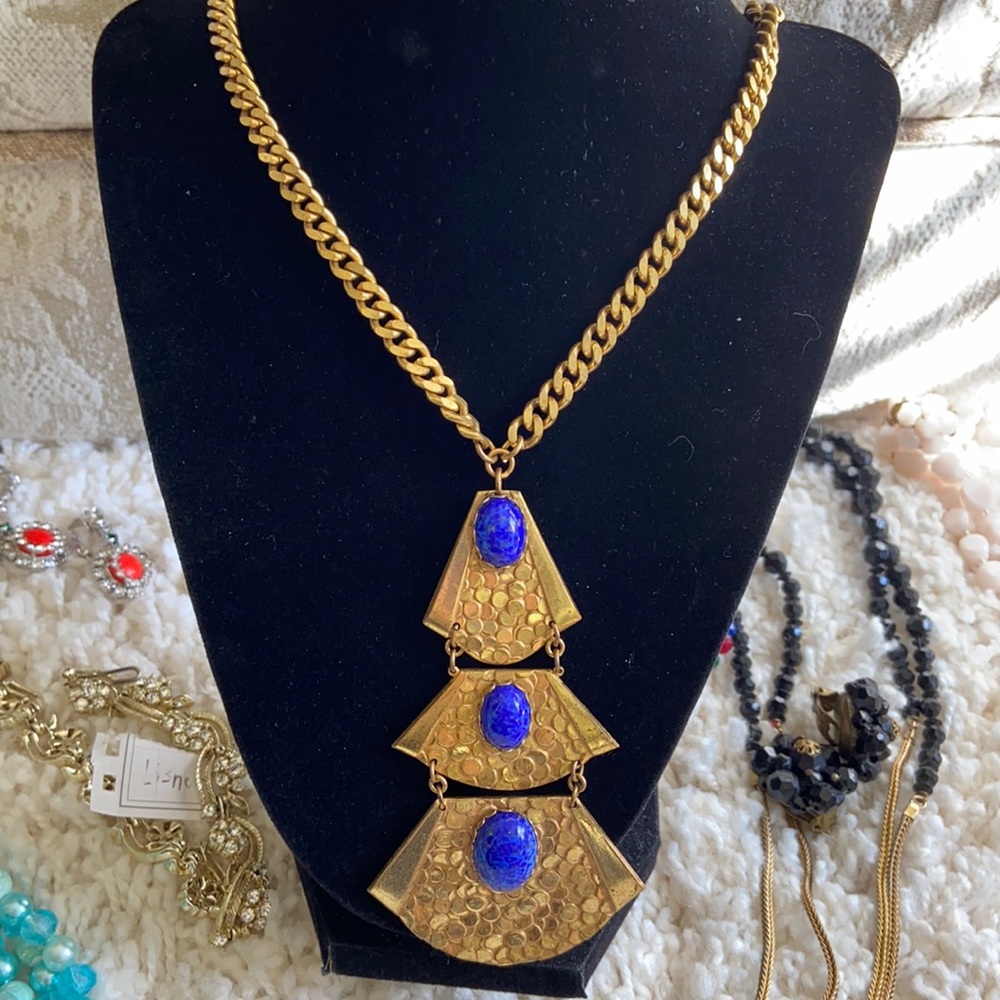 Vintage Miriam Haskill Art Deco Necklace